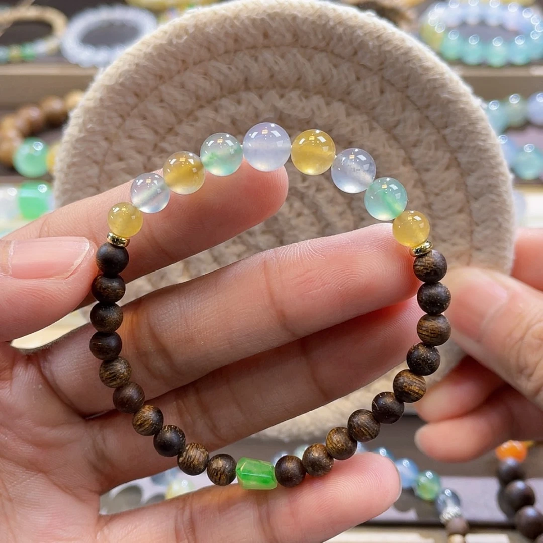 【闪购商品】颈饰未镶嵌翡翠卡6-7高冰多宝