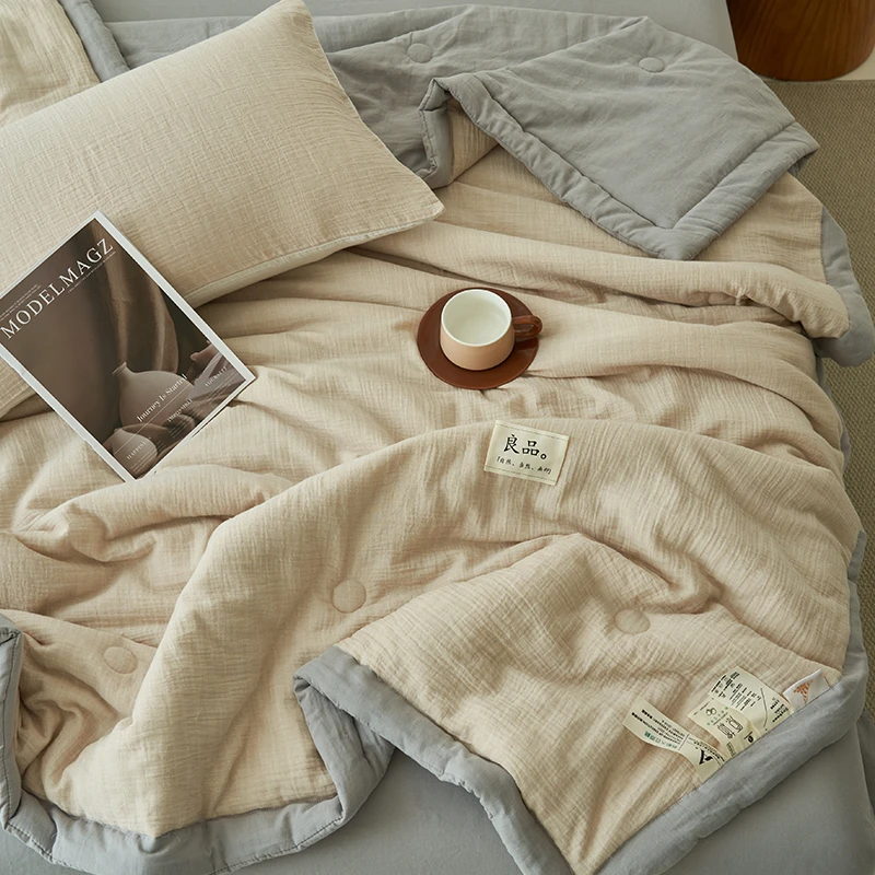 新款大豆纤维夏凉空调被夏天单双人可机洗夏季四件套凉感被子
