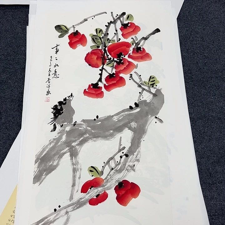 国画国画作品宣纸纯手绘