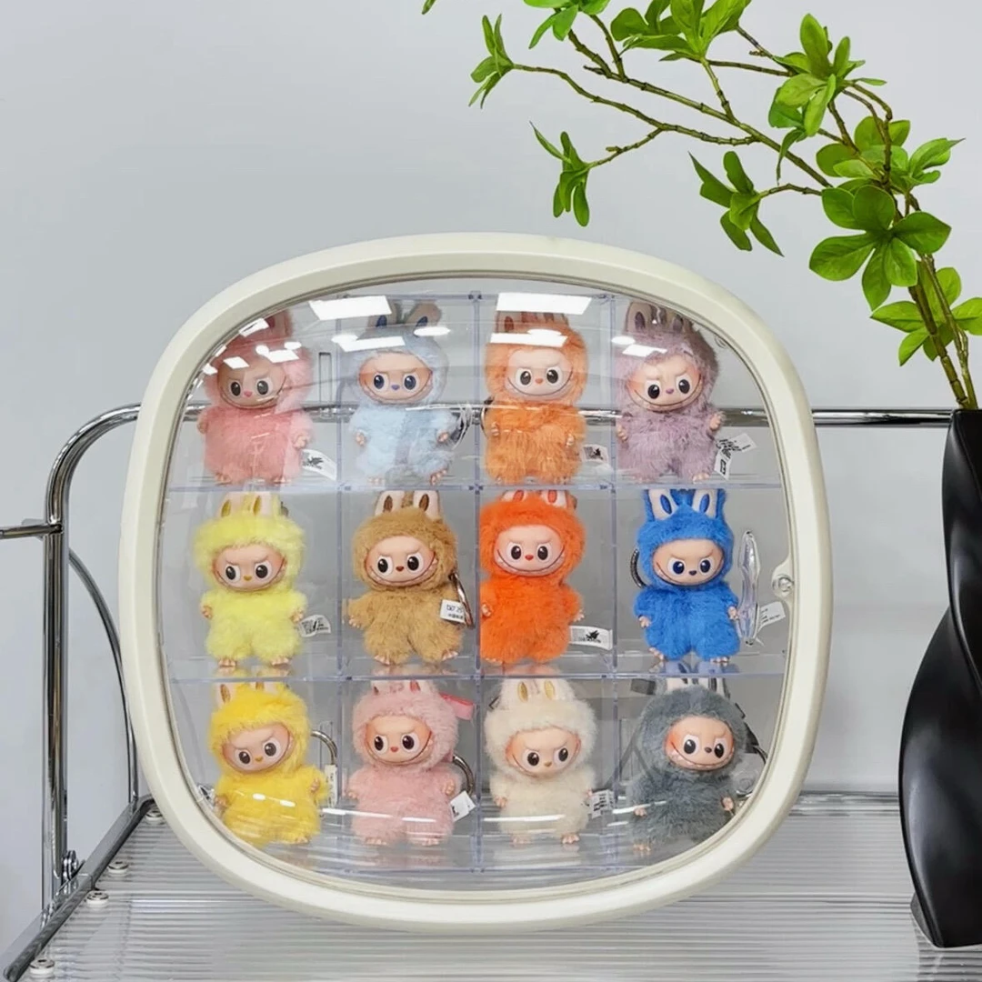 壁挂心底密码Labubu拉布布展示盒透明手办展示柜盲盒收纳