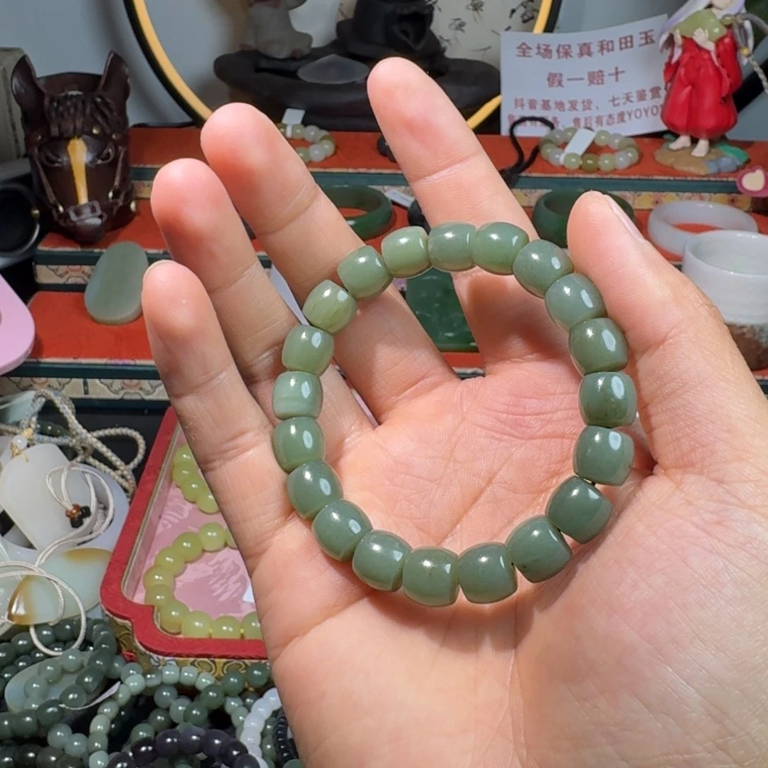 和田玉手串未镶嵌