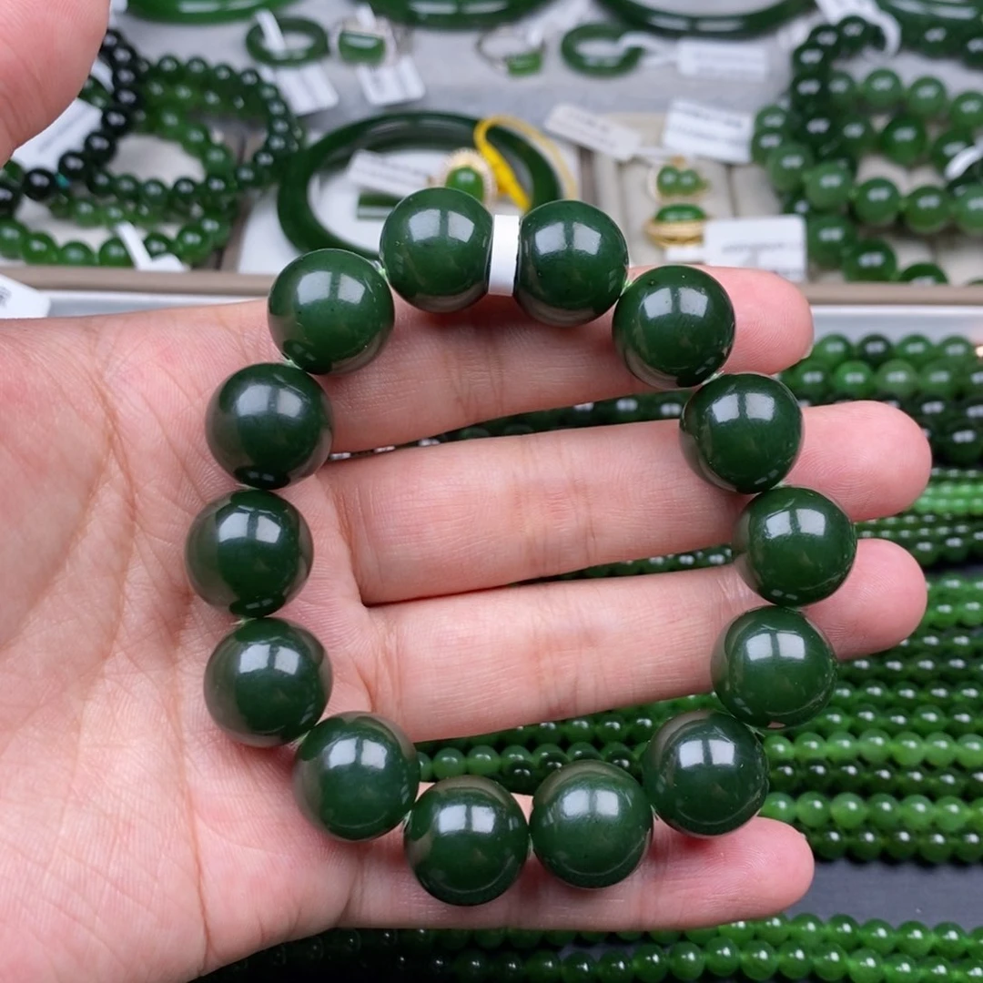 未镶嵌手串和田玉（碧玉）三*