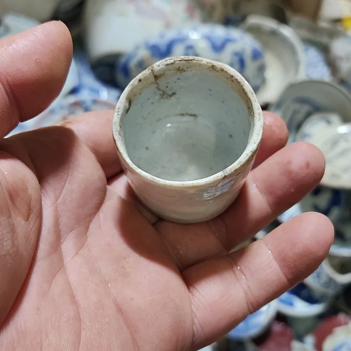 陶瓷手工茶杯摆件