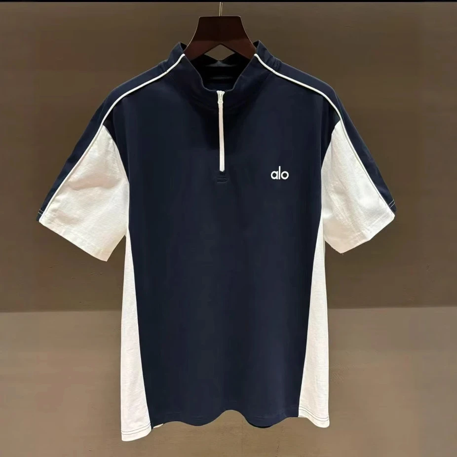 男士圆领休闲短袖t恤印花刺绣字母时尚百搭情侣款宽松半截袖小衫