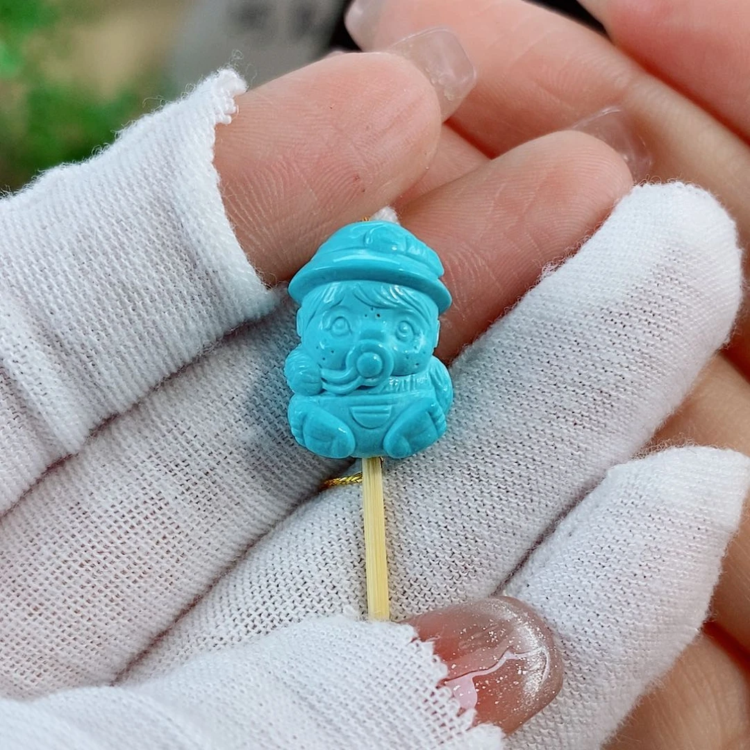 未镶嵌绿松石珠宝奇石