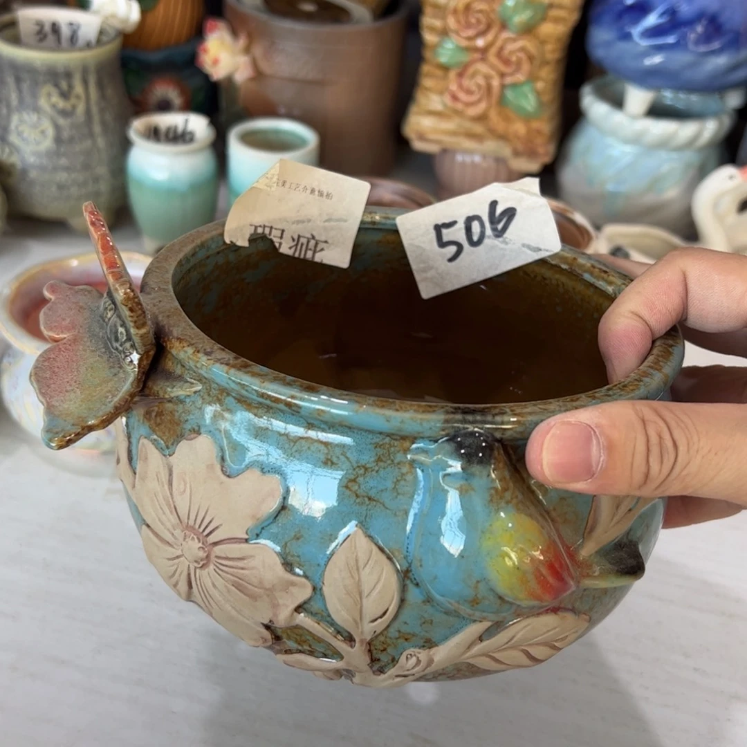 陶瓷多肉小花盆@@506