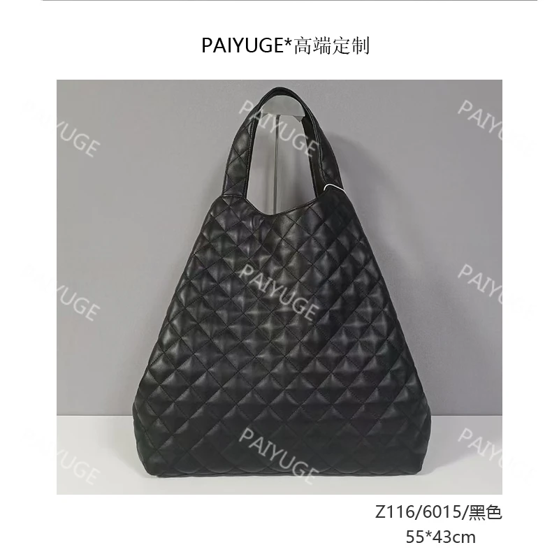 Z116/6015/黑色 Paiyuge高端订制女士单肩斜挎包手提包1578