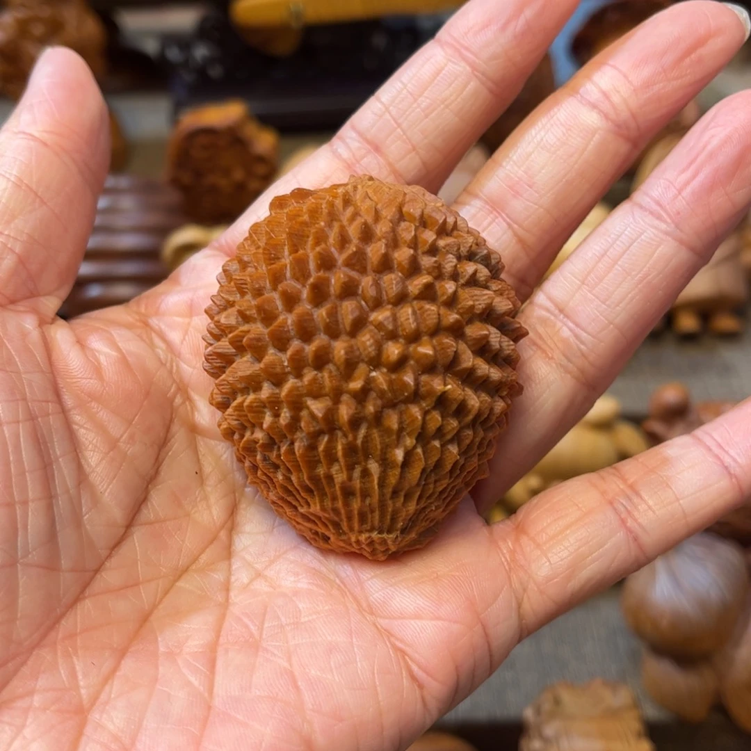 柏木把件崖柏的榴莲