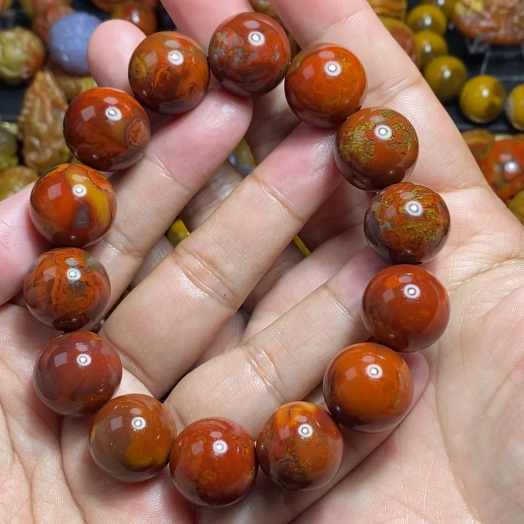 玛瑙/玉髓战国红未镶嵌明****路