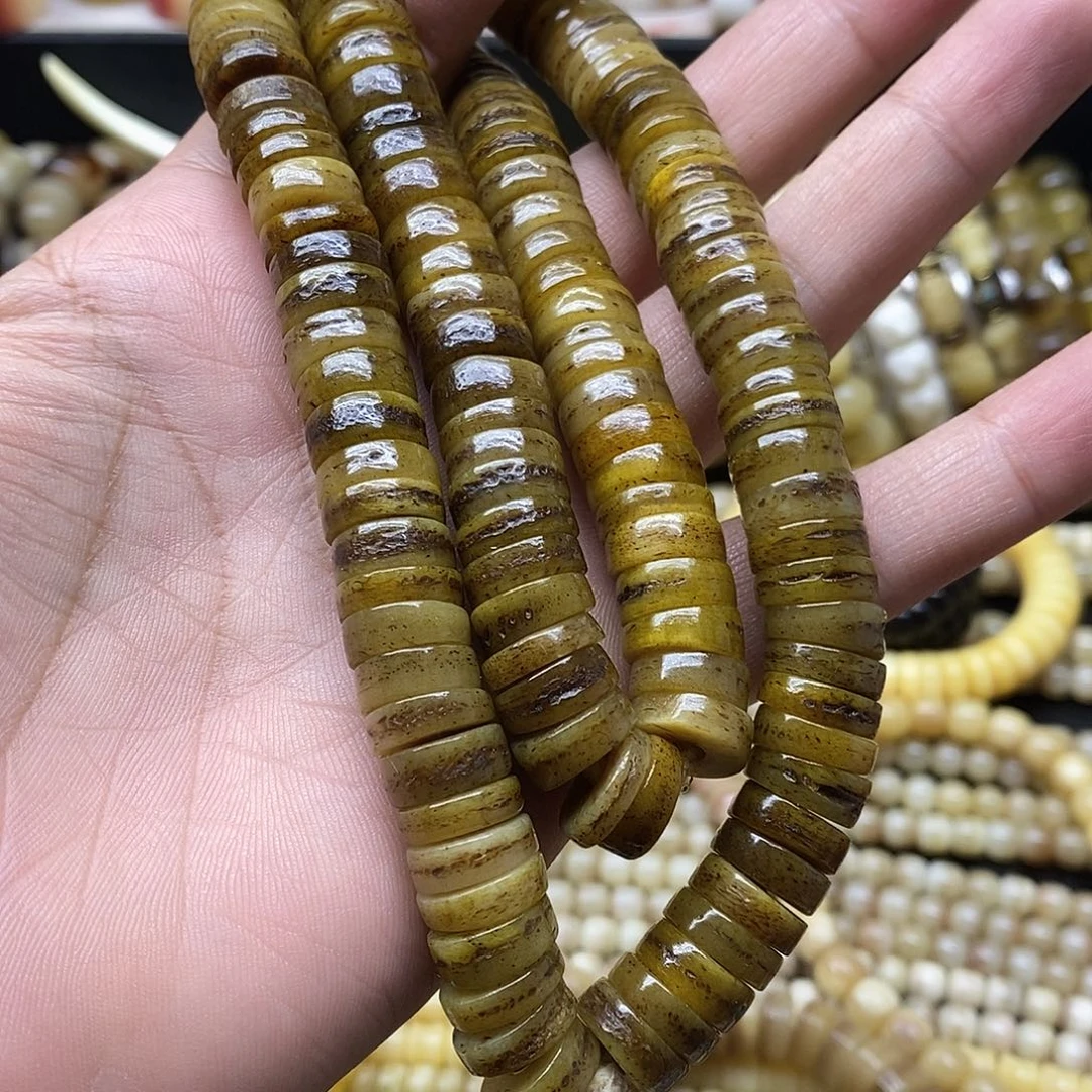 先***生手串/手链牛骨精美人工养殖牛骨