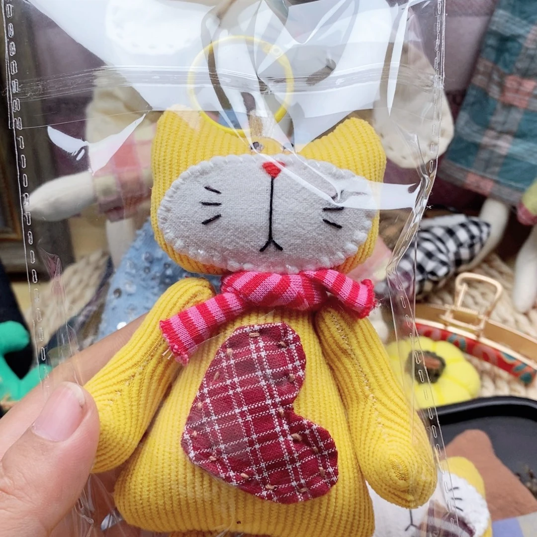 莱赛尔纤维猫咪挂件的时候我就在