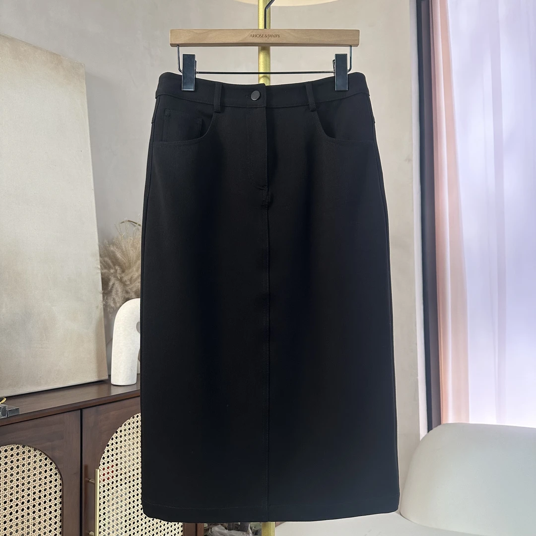 【矫矫专属 】时尚气质高腰优雅显瘦半身裙251005