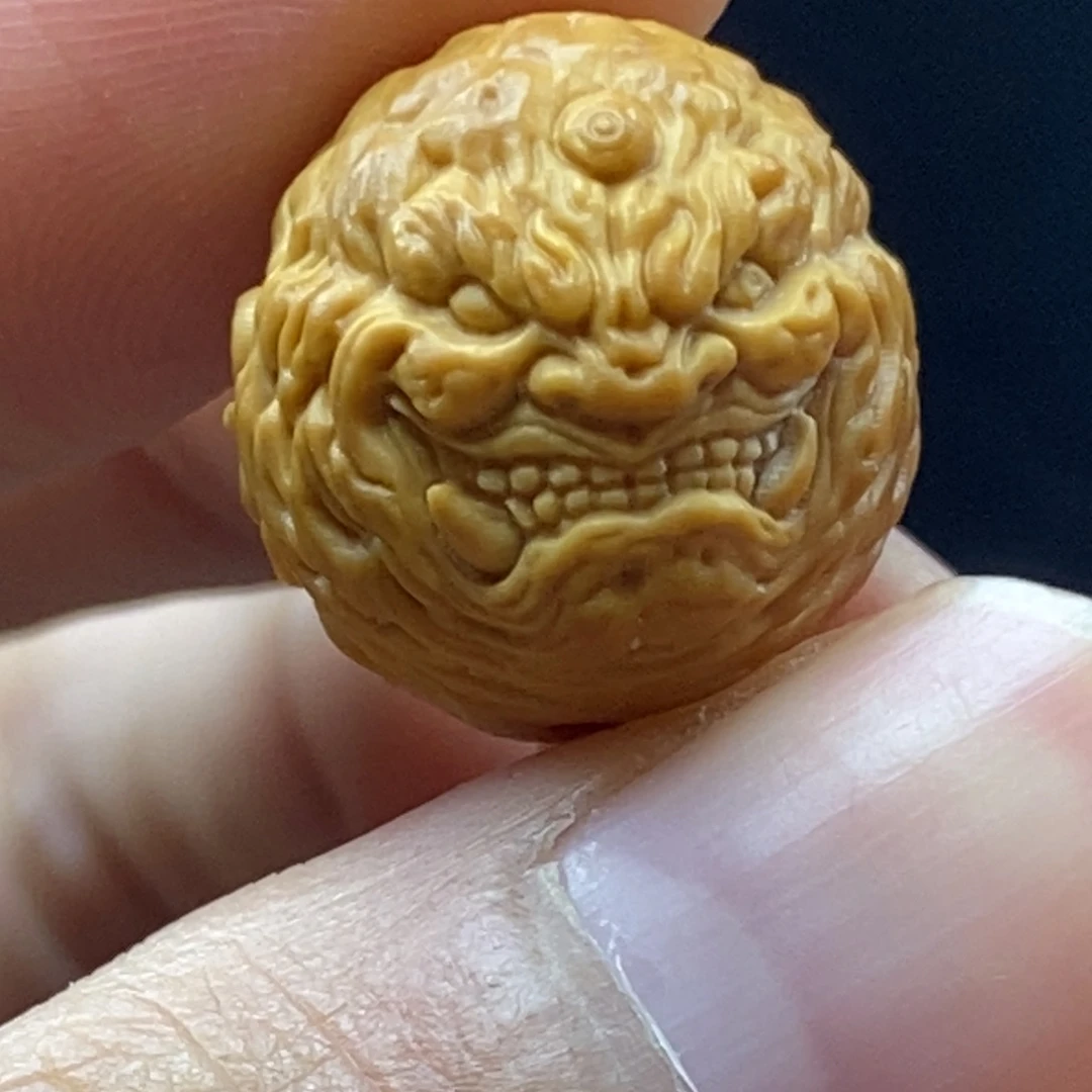 吊坠猴头核桃怒目獠牙恶僧