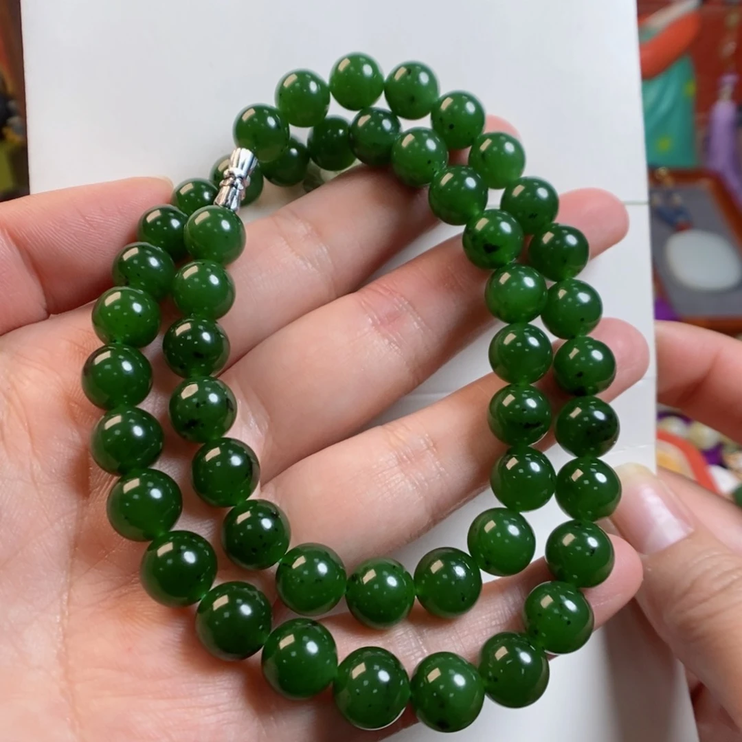 和田玉颈饰未镶嵌7号矿碧玉红皮老料