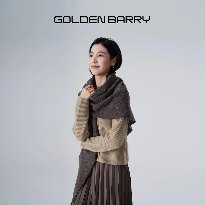 GOLDENBARRY|615012时尚百搭毛织披肩