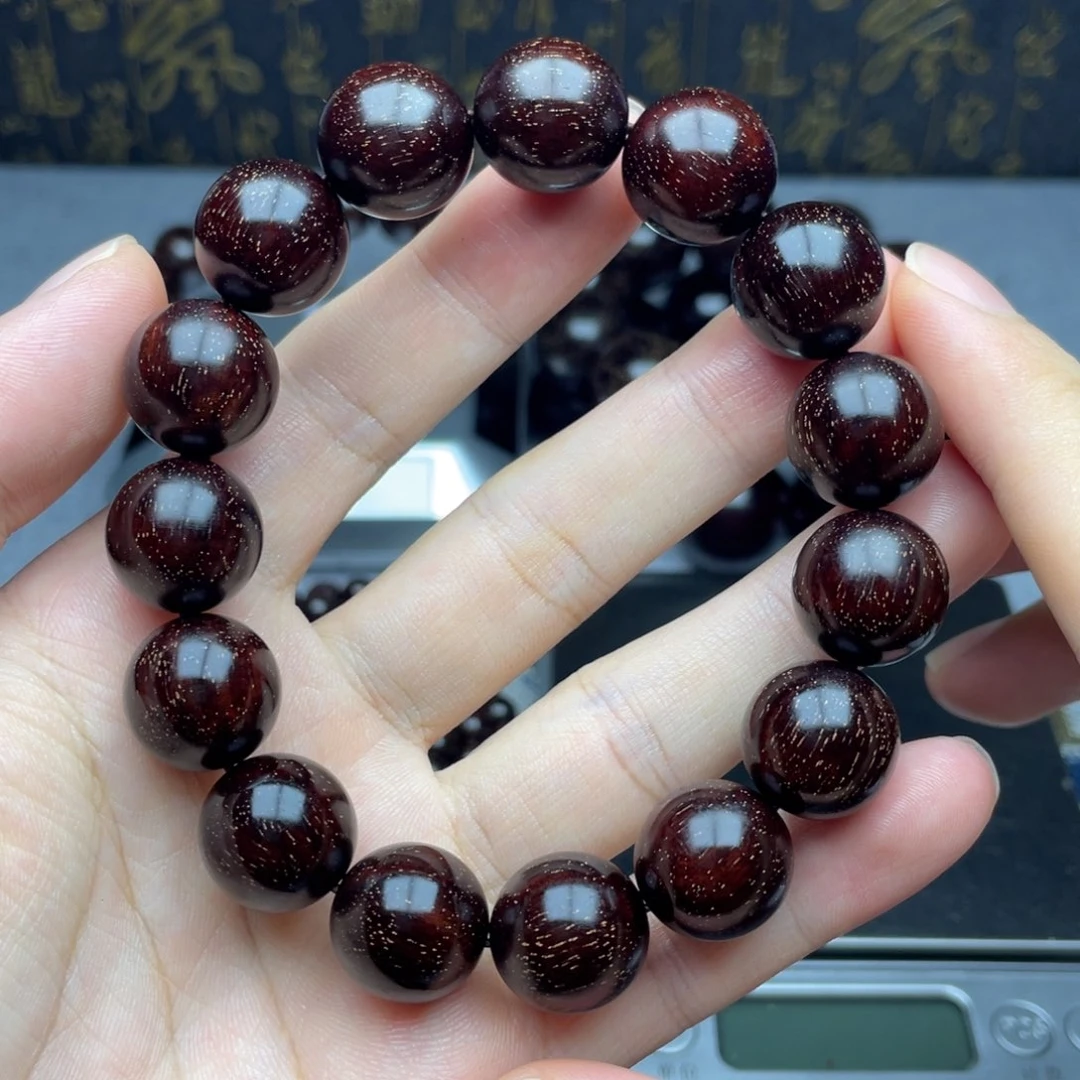 檀香紫檀（小叶紫檀）1.5 15颗 高油密多金星
