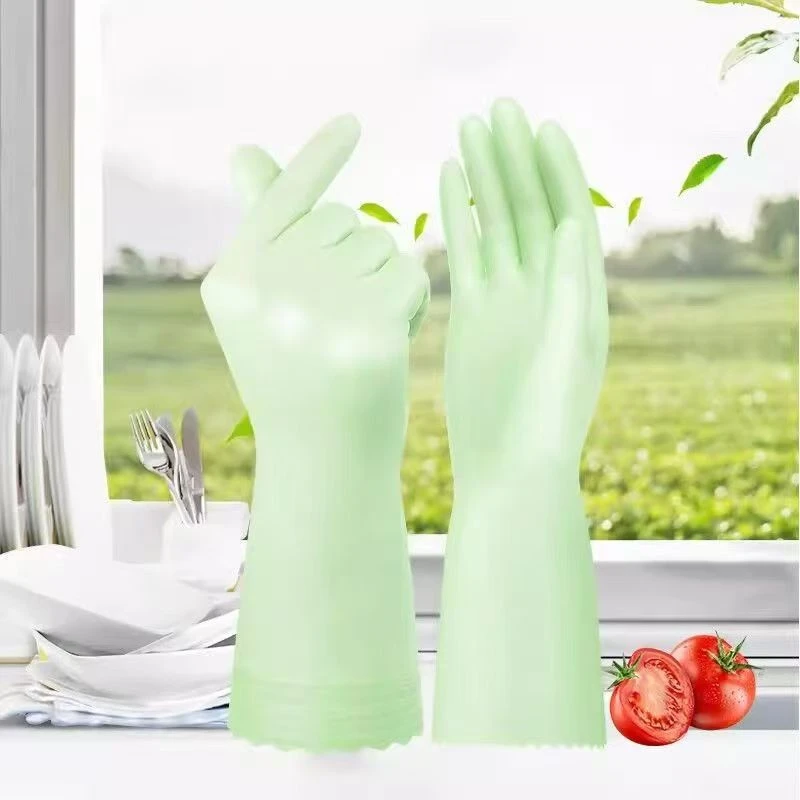 日本进口洗碗手套中厚鲨鱼油 加绒指尖加厚洗衣洗碗手套