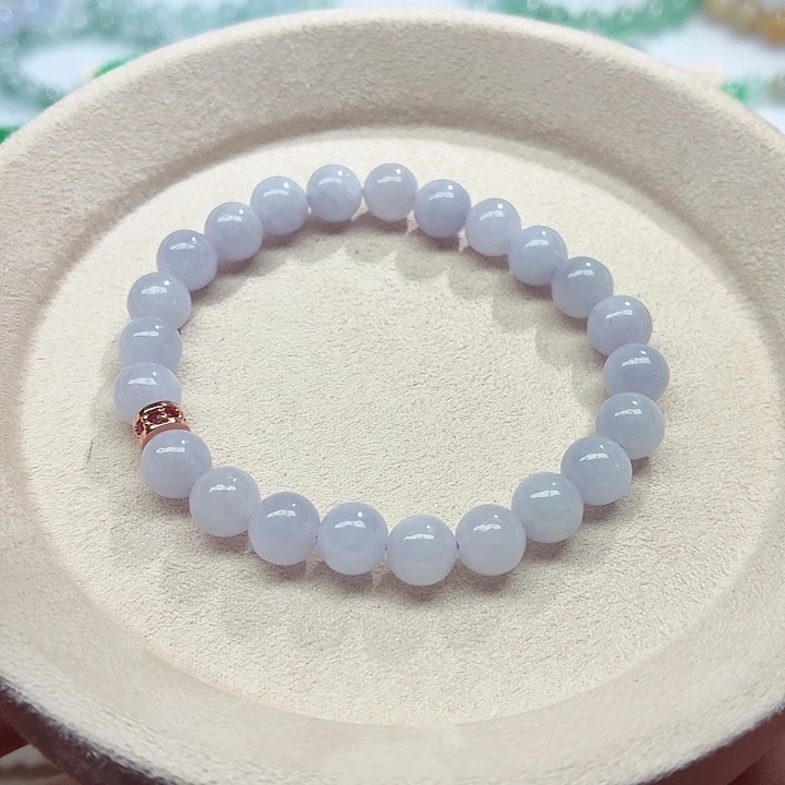 未镶嵌手链翡翠天然缅甸翡翠A货 卡8