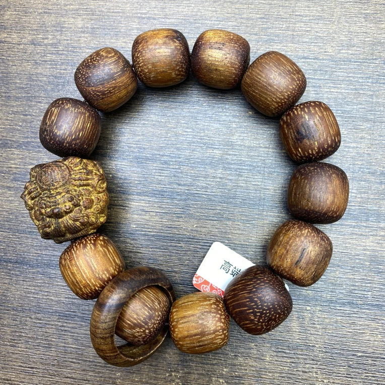 沉香木串高端文玩精品手串L31