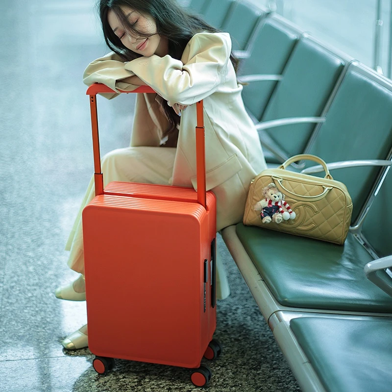 yicy宽拉杆行李箱20寸可登机24寸黄金尺寸超大容量拉杆箱