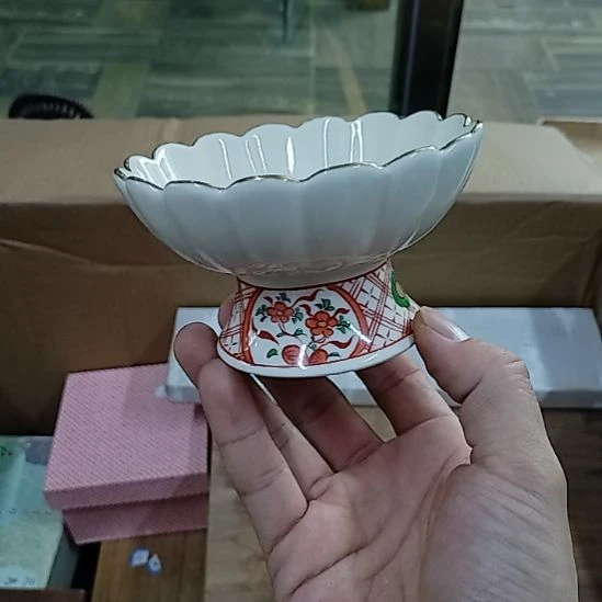 音右卫门手绘盏 漂亮