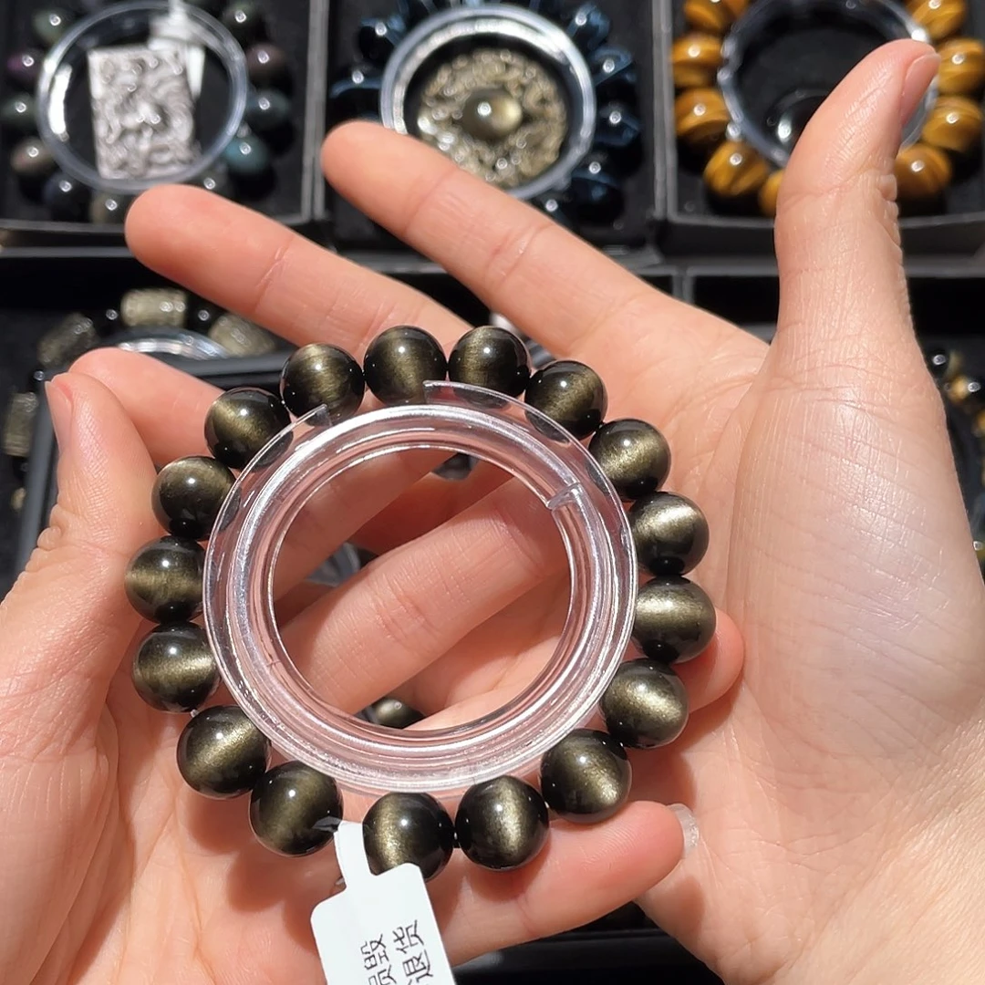 黑曜岩手链未镶嵌