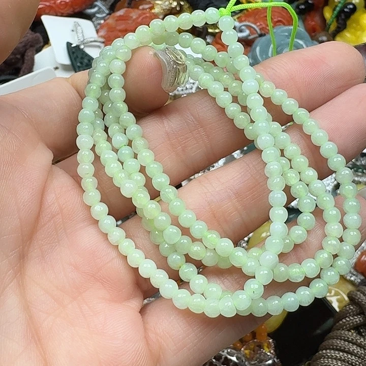 翡翠未镶嵌项链翡翠