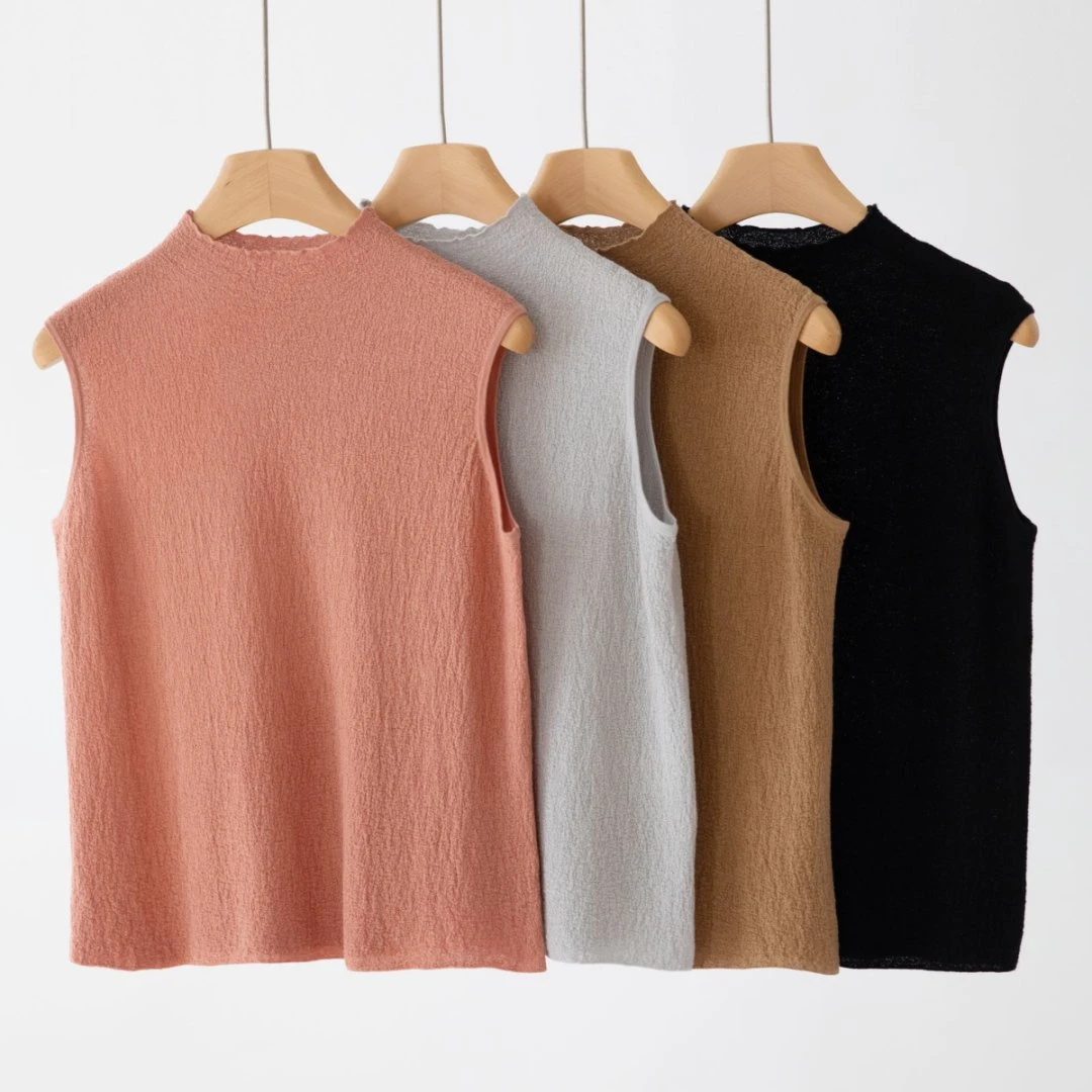 重磅丝绒背心时尚百搭纯色女吊带背心25005【交个朋友】