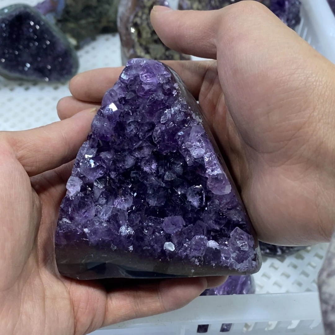 紫晶摆件摆件未镶嵌