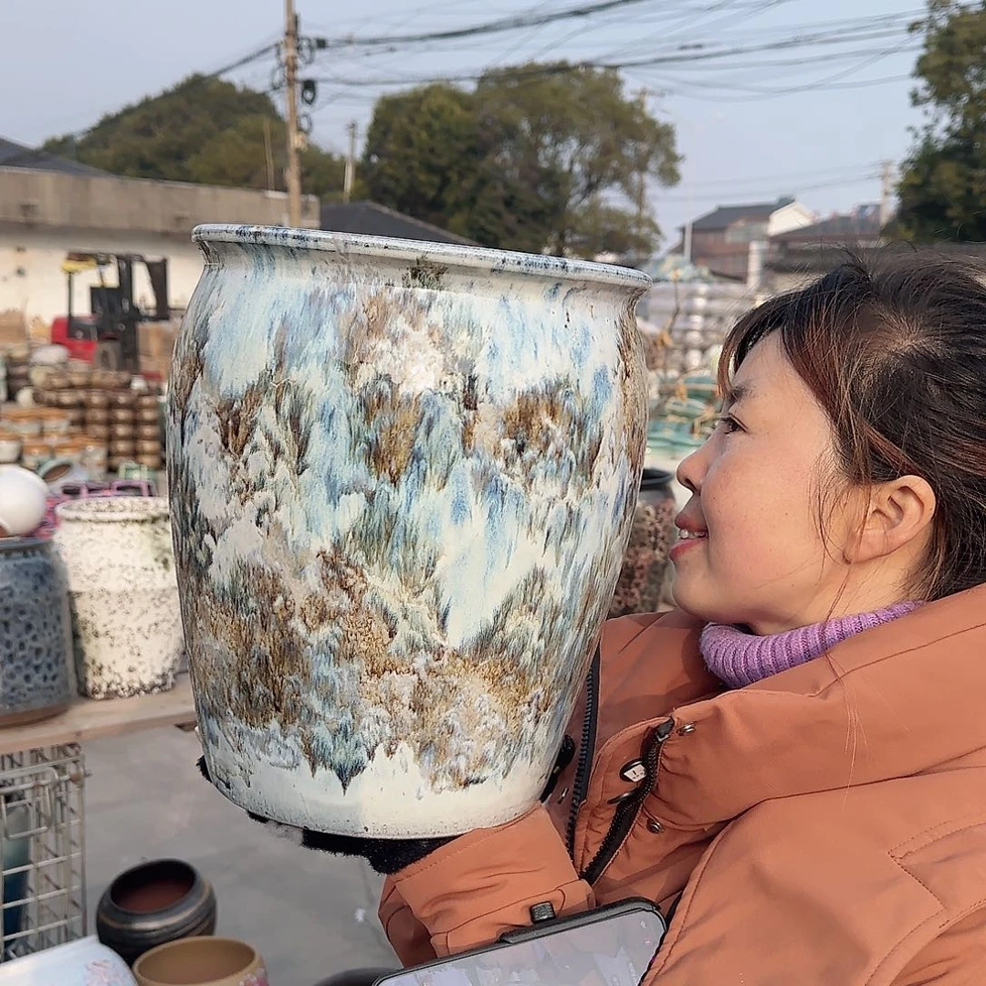 王嫂花盆1218-381高30口26