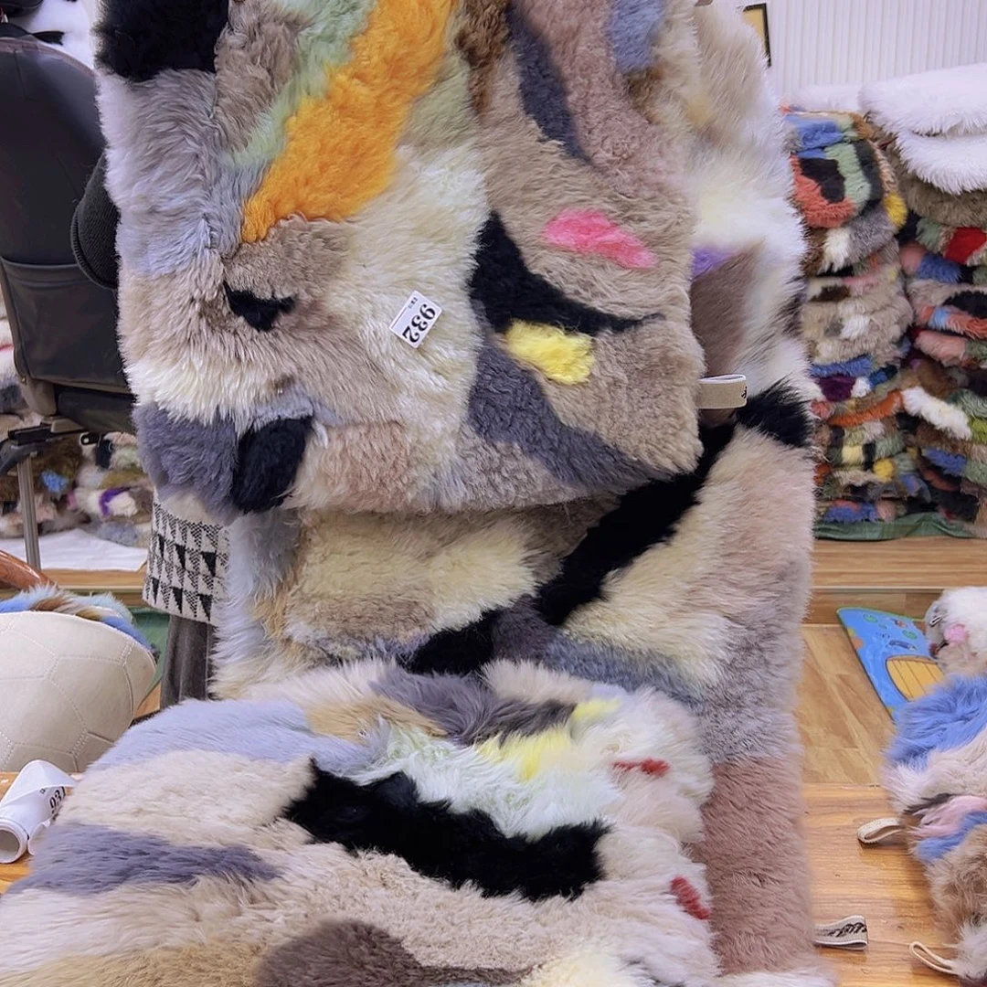 羊毛羊皮毛一体汽车座垫