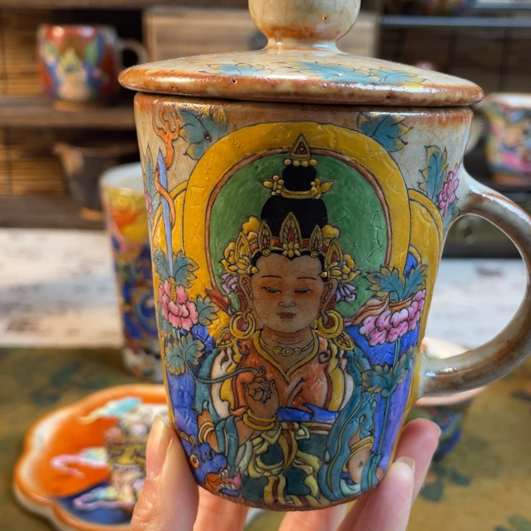 文殊菩萨志野杯杯