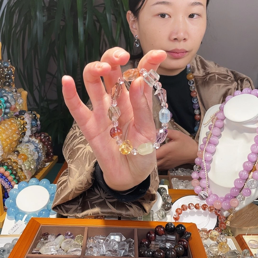 精****水晶未镶嵌手链多宝随行