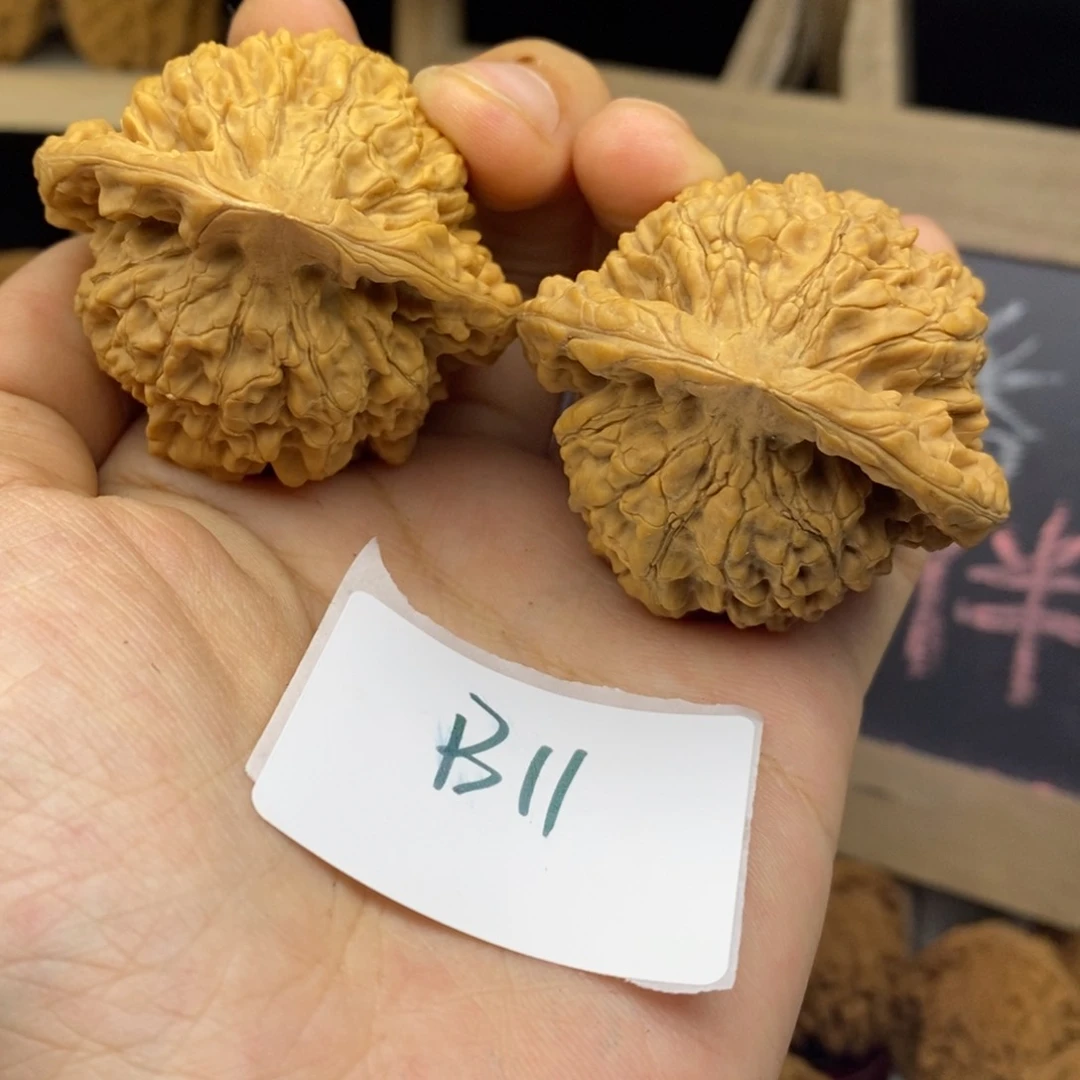 B11官帽48+全品无修文玩核桃