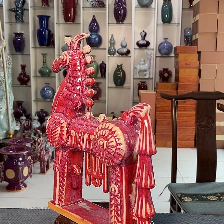 禹***少摆件钧瓷摆件钧瓷摆件