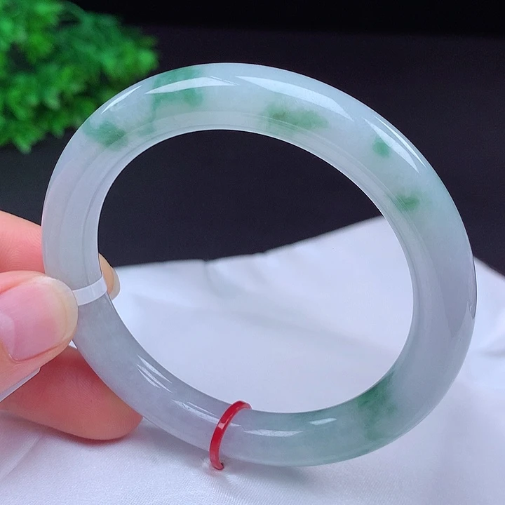 翡翠未镶嵌手镯57圈口432302