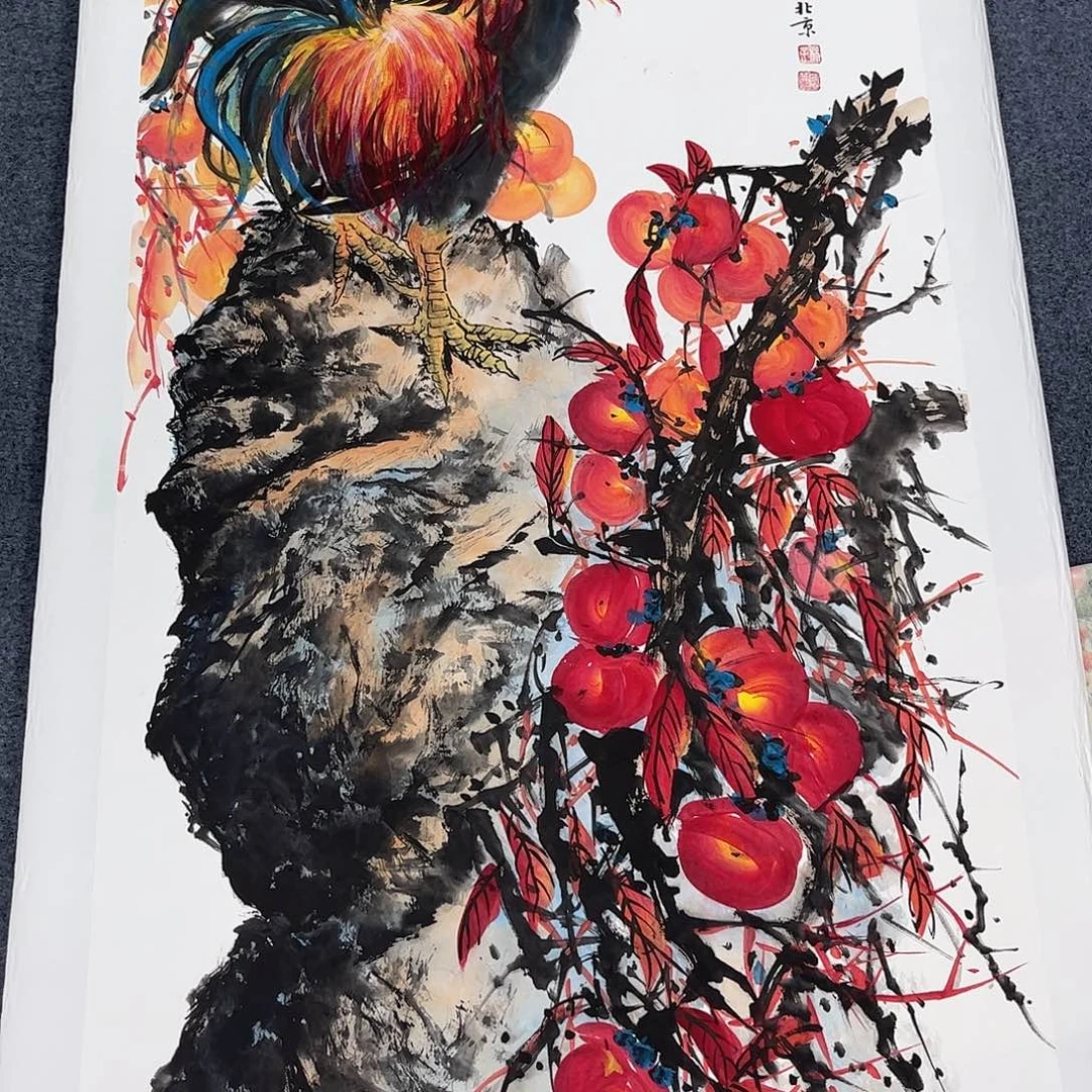 国画宣纸纯手绘国画作品