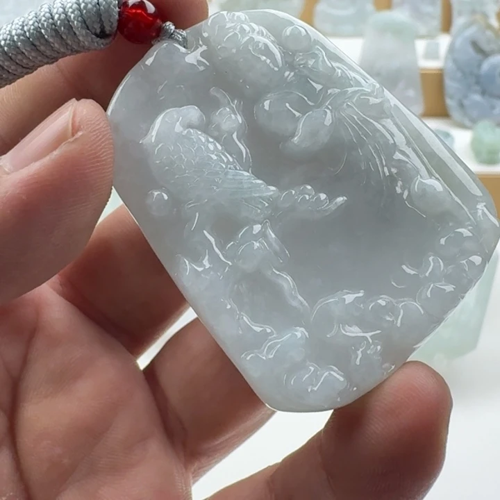 翡翠未镶嵌颈饰天然缅甸A货翡翠