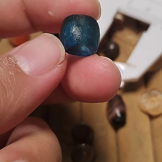 玛瑙/玉髓未镶嵌吊坠(不含链)千年合浦琉璃，1.1加✖️1.0加