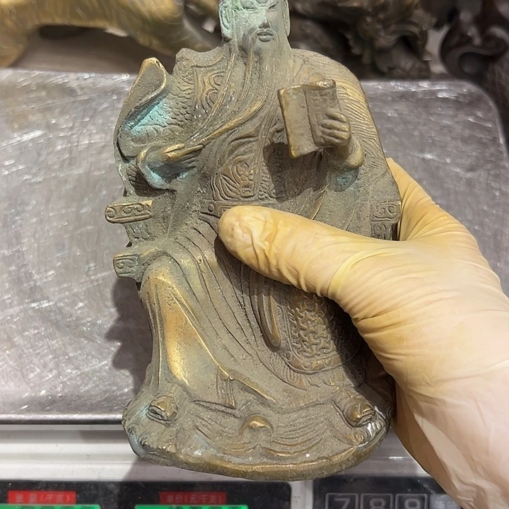 彭*天黄铜摆件工艺品摆件