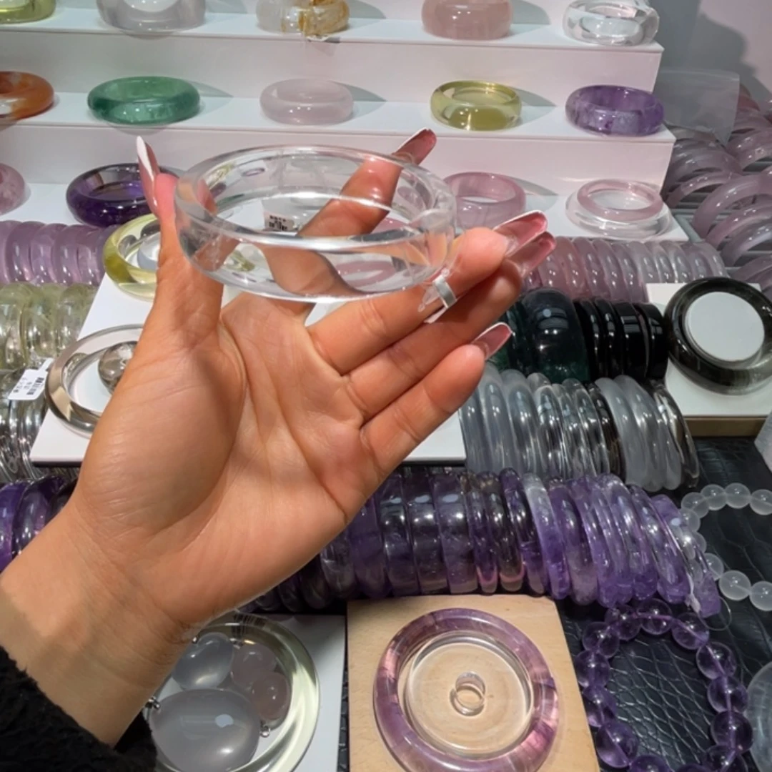 未镶嵌手镯水晶手镯62➕圈口13号