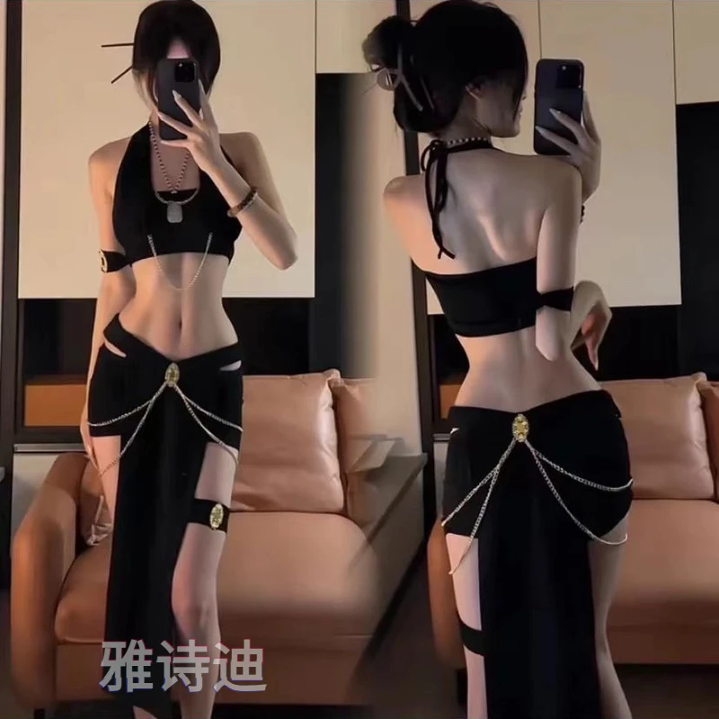 性感异域风情制服包臀古风女郎制服夜场酒吧夜店包臀古典汉服上衣