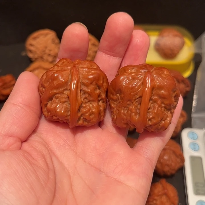 把件文玩核桃一帆风顺