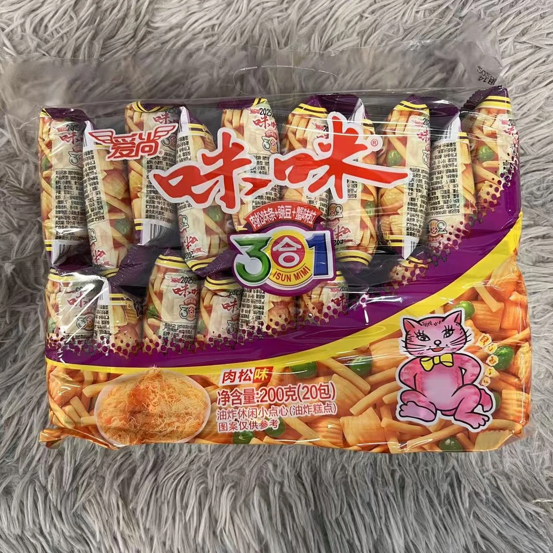 咪咪三合一（肉松味条+豌豆+蟹味粒）