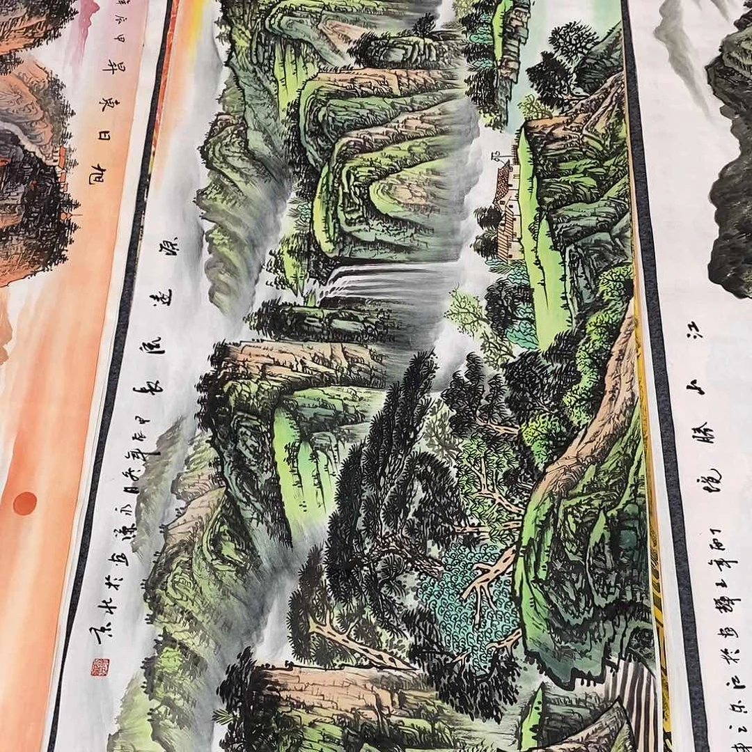 国画画画真的画画画