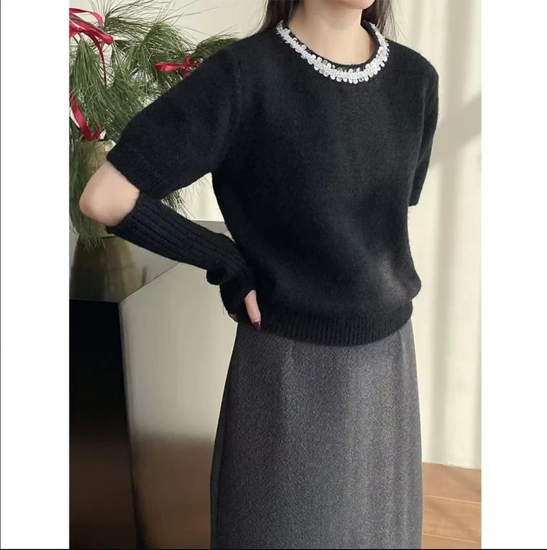 羊毛羊绒（衣长56推荐90-130斤）【李1906黑】