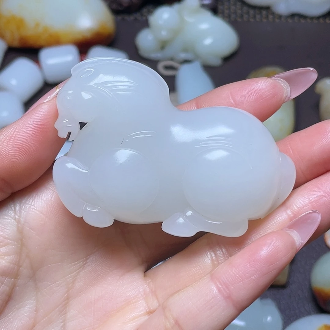 【闪购商品】未镶嵌和田玉挂件定*波