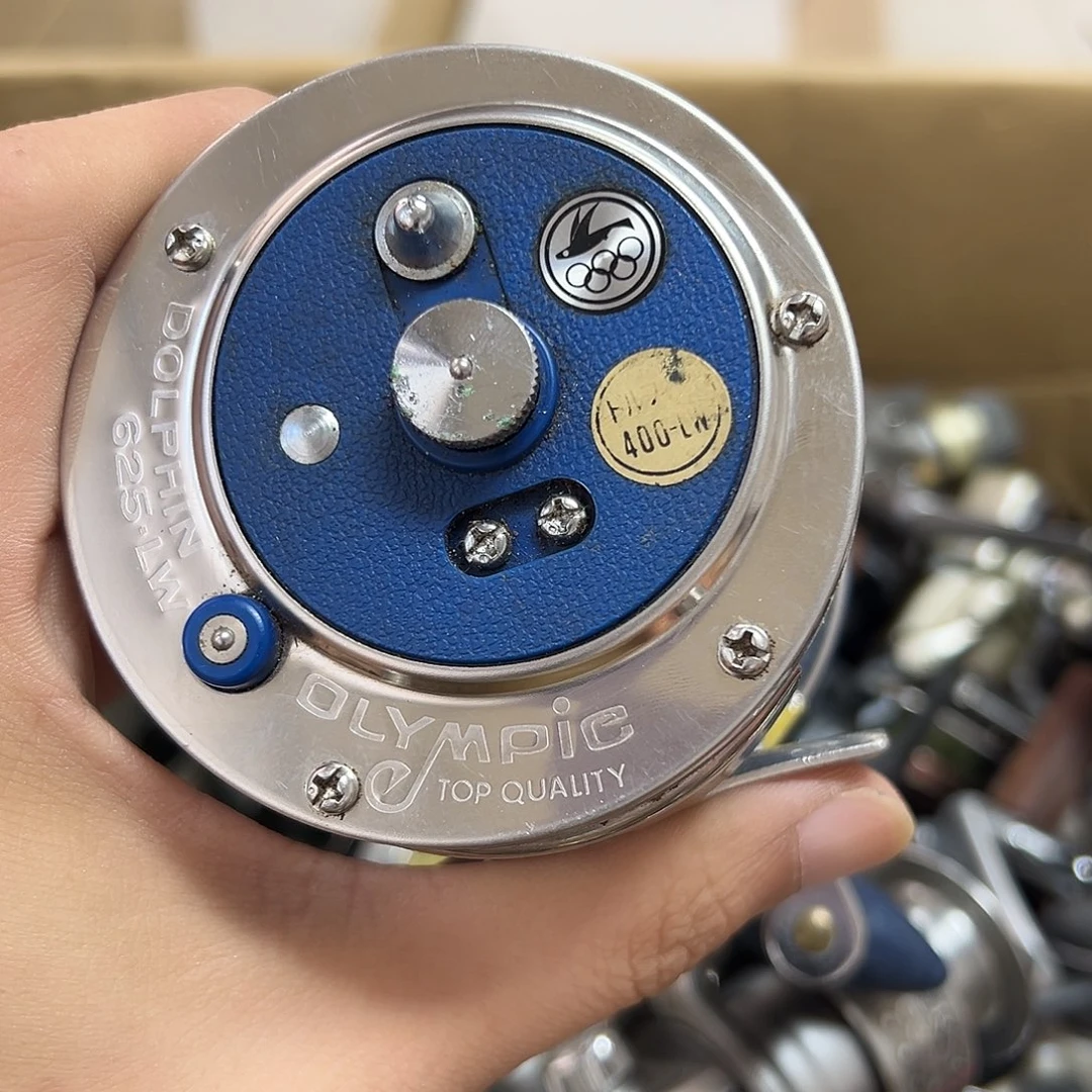 海***色渔轮 日本渔具 水滴轮 纺车轮 鼓轮