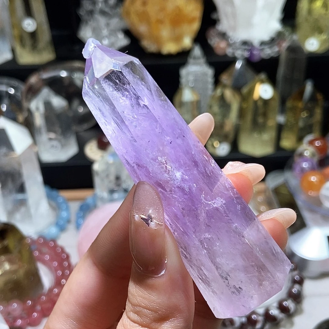 水晶手链未镶嵌紫水晶柱子