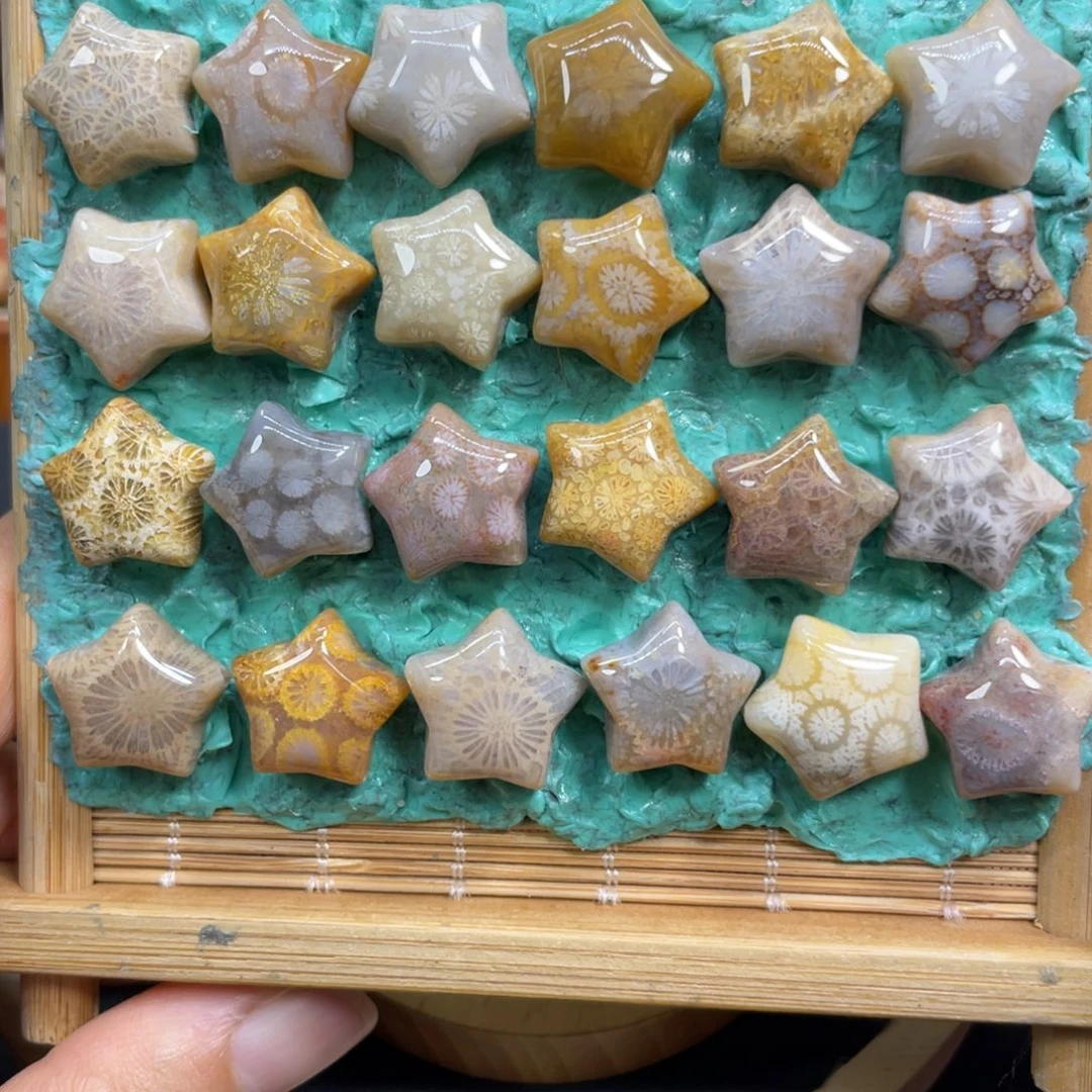 硅化玉未镶嵌颈饰星星20米1个